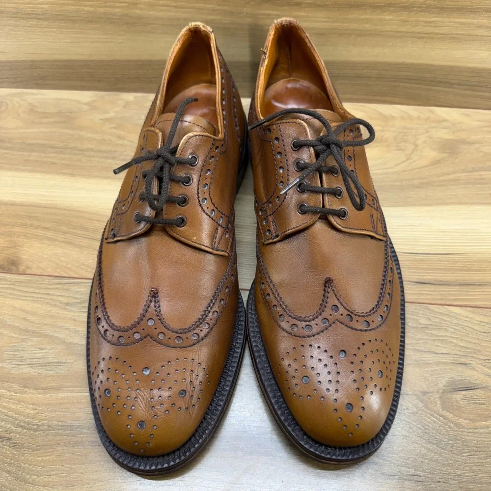W.S.‎ Foster & Son Ltd Wingtip Mens UK 9.5 US 10.5 Walnut Dress Shoes